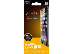 ［エレコム］PM-A16LFLGGJ03 iPhone7 Plus用ガラスフィルム