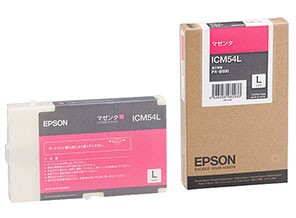 ［EPSON］インクカートリッジ (54) ICM54L マゼンタ