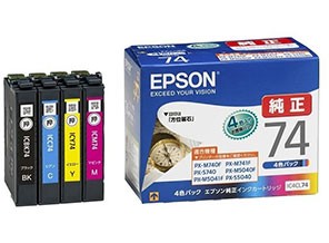 ［EPSON］インクカートリッジ (74) IC4CL74