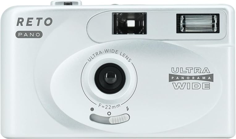 ［RETO］PANO 35mmフィルムカメラ メタリックシルバー