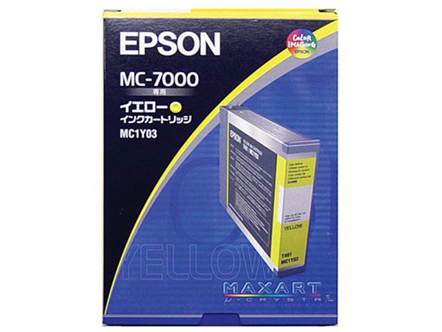 ［EPSON］インクカートリッジ (M03) MC1Y03 イエロー