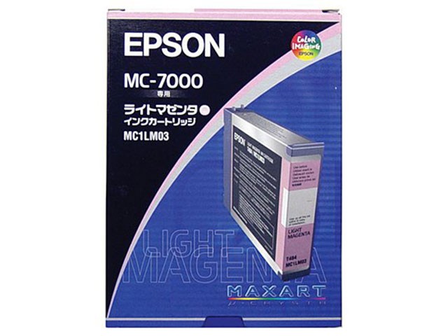 ［EPSON］インクカートリッジ (M03) MC1LM03 ライトマゼンタ