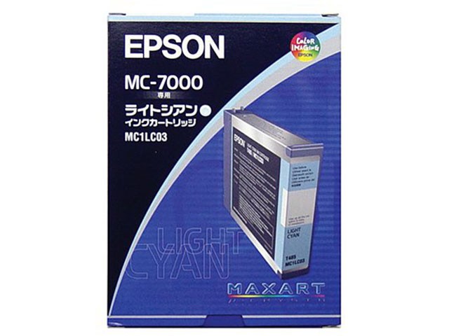 ［EPSON］インクカートリッジ (M03) MC1LC03 ライトシアン