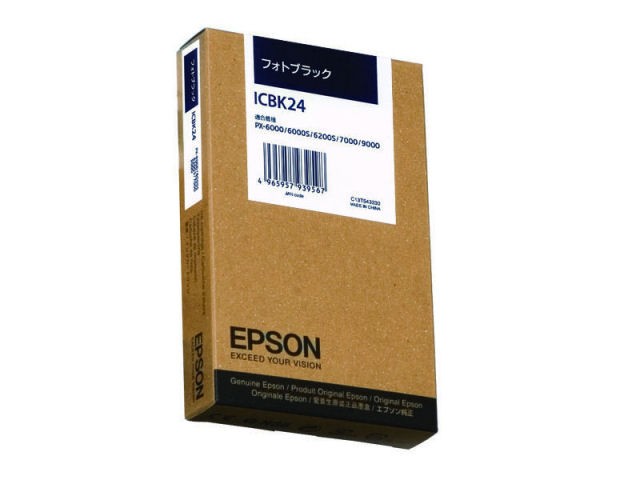 ［EPSON］インクカートリッジ (24) ICBK24 ブラック