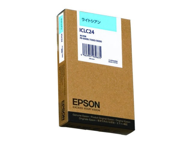 ［EPSON］インクカートリッジ (24) ICLC24 ライトシアン