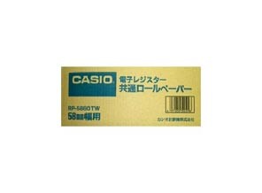 ［カシオ］ レジ用ロール紙 TRP-5880-TW