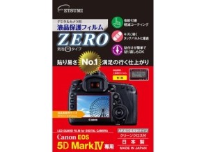 ［ETSUMI］E-7350 液晶保護フィルムZERO キヤノン EOS5D Mark4専用