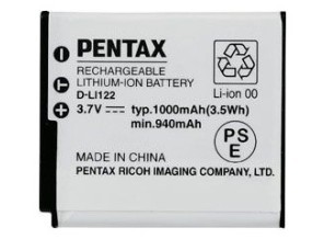 ［PENTAX］リチウムイオンバッテリー D-LI122