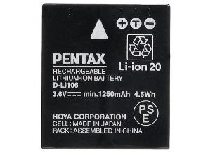 ［PENTAX］リチウムイオンバッテリー D-LI106