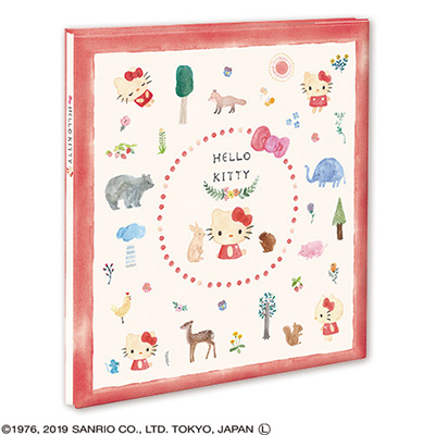 ［ナカバヤシ］フヤスアルバム Lサイズ ビス式 白台紙10枚 A-LF-1004 ハローキティ