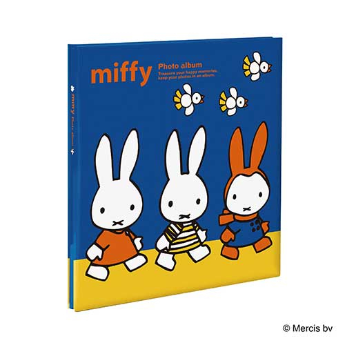 ［ナカバヤシ］フエルアルバム Lサイズ プラコート台紙 A-LP-146 ミッフィー ブルー