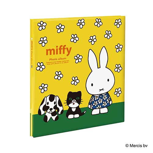 ［ナカバヤシ］フエルアルバム Lサイズ プラコート台紙 A-LP-147 ミッフィー イエロー