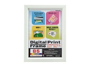 ［ナカバヤシ］デジタルプリントフレーム フ-DPW-B5-W ホワイト