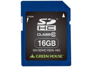 ［グリーンハウス］GH-SDHC10DA-16G