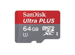 ［サンディスク］ Ultra PLUS microSDXCカード 64GB SDSDQUPN-064G-J35A