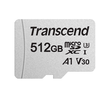 ［トランセンド］マイクロSDカード TS512GUSD300S-A