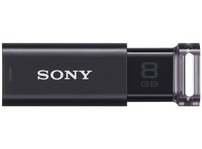 ［SONY］USBメモリー USM8GU B ブラック