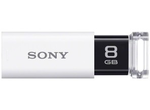 ［SONY］USBメモリー USM8GU W ホワイト