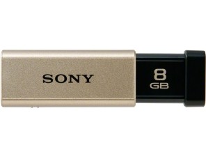 ［SONY］USBメモリー USM8GT N ゴールド