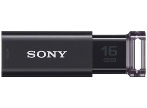 ［SONY］USBメモリー USM16GU B ブラック