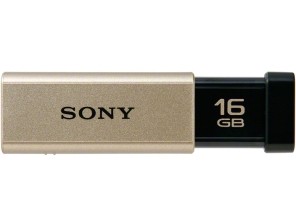 ［SONY］USBメモリー USM16GT N ゴールド