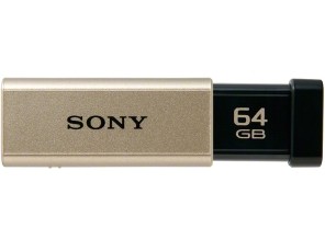 ［SONY］USBメモリー USM64GT N ゴールド