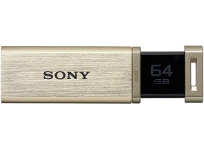 ［SONY］USBメモリー USM64GQX N ゴールド