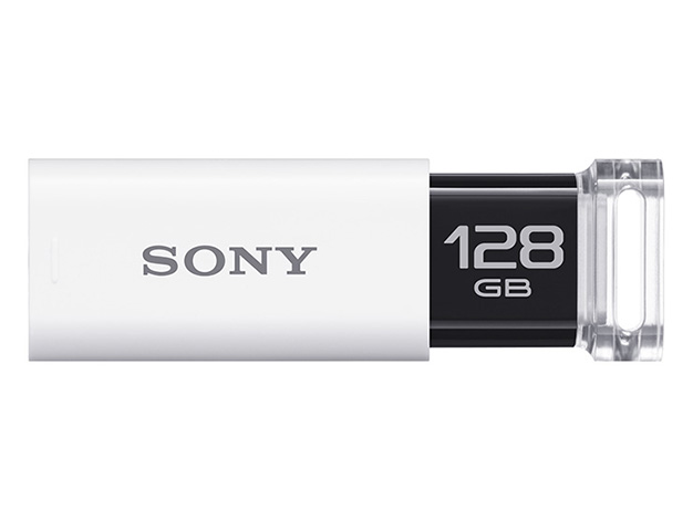 ［SONY］USBメモリー USM128GU ホワイト
