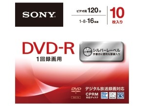 ［SONY］10DMR12MLDS CPRM対応 DVD-R 10枚