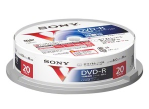 ［SONY］ビデオ用DVD-R 20DMR12MLPP