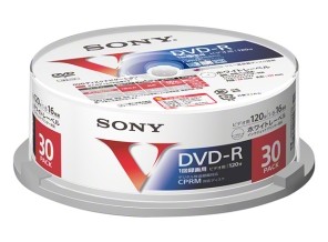［SONY］ビデオ用DVD-R 30DMR12MLPP
