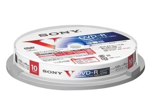 ［SONY］ビデオ用DVD-R 10DMR12MLPP