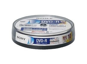 ［SONY］データ用DVD-R 10DMR47HPHG