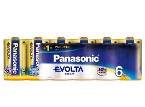 ［Panasonic］EVOLTA LR20EJ/6SW 単1形 6本シュリンクパック