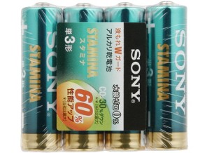 ［SONY］アルカリ電池 LR6SG-4PD