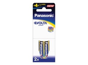 ［Panasonic］EVOLTA LR03EJ/2B 単4形 2本ブリスターパック