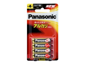 ［Panasonic］アルカリ電池 LR03XJ/4B 単4形 4本 ブリスター