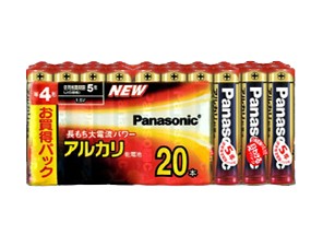 ［Panasonic］アルカリ電池 LR03XJ/20SW 単4形 20本 シュリンク