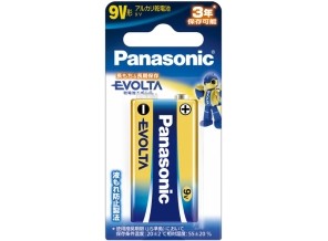 ［Panasonic］EVOLTA 6LR61EJ/1B 9V形 ブリスターパック