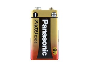 ［Panasonic］アルカリ電池 6LR61XJ/1S 9V形 1本 シュリンク
