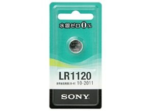 ［SONY］アルカリボタン電池 LR1120-ECO