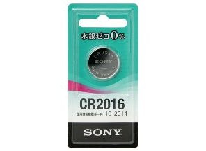 ［SONY］リチウムコイン電池 CR2016-ECO