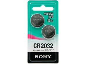 ［SONY］リチウムコイン電池 CR2032-2ECO