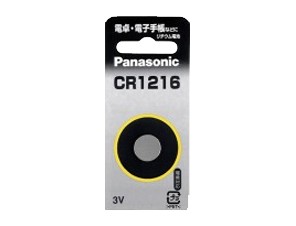 ［Panasonic］リチウムコイン電池 CR1216P