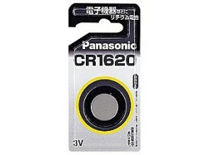 ［Panasonic］リチウムコイン電池 CR1620