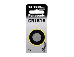 ［Panasonic］リチウムコイン電池 CR1616P