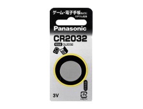 ［Panasonic］リチウムコイン電池 CR2032P　