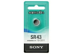 ［SONY］酸化銀電池 SR43-ECO