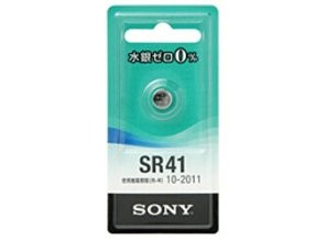 ［SONY］酸化銀電池 SR41-ECO