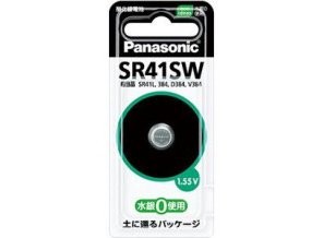 ［Panasonic］酸化銀電池 SR41SWP